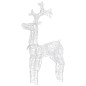 Renne e Slitta Decorazione Natale 90 LED 60x16x100 cm Acrilico Renne e Slitta Decorazione Natale 90 LED 60x16x100 cm Acrilico