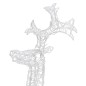 Renne e Slitta Decorazione Natale 90 LED 60x16x100 cm Acrilico Renne e Slitta Decorazione Natale 90 LED 60x16x100 cm Acrilico