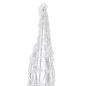 Piramide Decorativa Cono di Luce LED Acrilico Colorata 60 cm Piramide Decorativa Cono di Luce LED Acrilico Colorata 60 cm