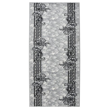 Tappeto Lungo in BCF Grigio 100x200 cm
