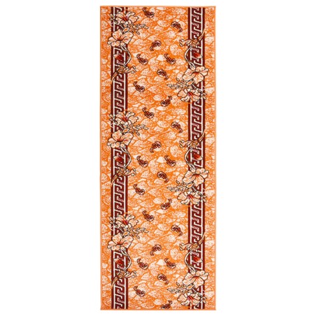 Tappeto Lungo in BCF Terracotta 100x350 cm