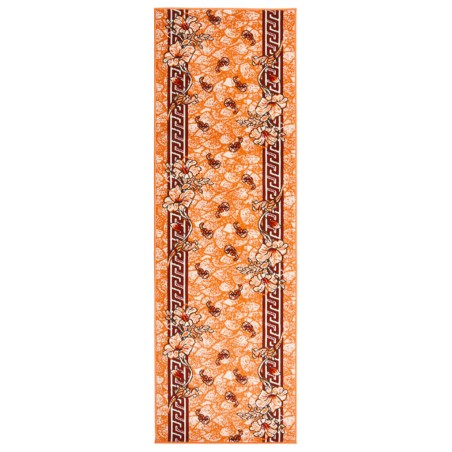 Tappeto Lungo in BCF Terracotta 80x250 cm
