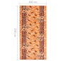 Tappeto Lungo in BCF Terracotta 100x250 cm Tappeto Lungo in BCF Terracotta 100x250 cm