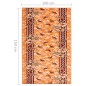Tappeto Lungo in BCF Terracotta 100x150 cm Tappeto Lungo in BCF Terracotta 100x150 cm