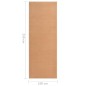 Tappeto Lungo in BCF Beige 100x250 cm Tappeto Lungo in BCF Beige 100x250 cm