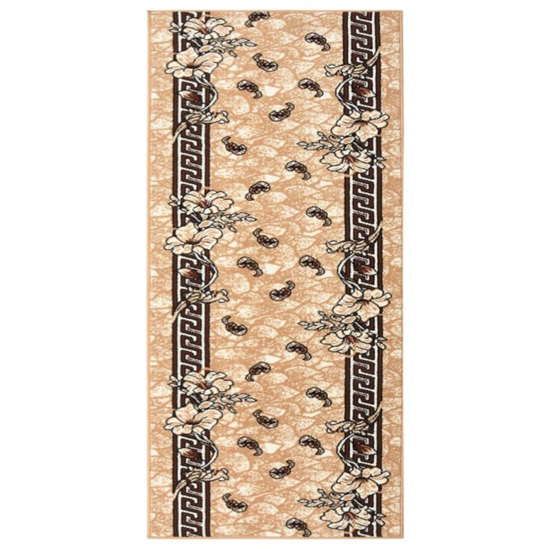 Tappeto Lungo in BCF Beige 100x200 cm Tappeto Lungo in BCF Beige 100x200 cm