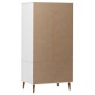 Armadio MOLDE Bianco 90x55x175 cm in Legno Massello di Pino Armadio MOLDE Bianco 90x55x175 cm in Legno Massello di Pino