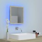 Specchio da Bagno LED Rovere Sonoma 40x8,5x37 cm in Acrilico Specchio da Bagno LED Rovere Sonoma 40x8,5x37 cm in Acrilico
