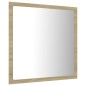 Specchio da Bagno LED Rovere Sonoma 40x8,5x37 cm in Acrilico Specchio da Bagno LED Rovere Sonoma 40x8,5x37 cm in Acrilico