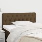 Testiera Marrone Scuro 90 x 7 x 78/88 cm in Tessuto Testiera Marrone Scuro 90 x 7 x 78/88 cm in Tessuto