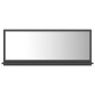 Specchio da Bagno Grigio 90x10,5x37 cm in Truciolato