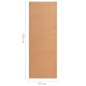 Tappeto Lungo in BCF Beige 80x200 cm Tappeto Lungo in BCF Beige 80x200 cm