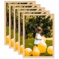 vidaXL Cornici Foto Collage 5 pz Parete o Tavolo Rovere Chiaro 70x90cm vidaXL Cornici Foto Collage 5 pz Parete o Tavolo Rovere Chiaro 70x90cm