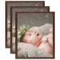 vidaXL Cornici Foto Collage 3 pz per Tavolo Rosso Scuro 28x35 cm vidaXL Cornici Foto Collage 3 pz per Tavolo Rosso Scuro 28x35 cm