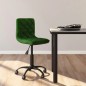 vidaXL Sedia da Pranzo Girevole Verde Scuro in Velluto vidaXL Sedia da Pranzo Girevole Verde Scuro in Velluto