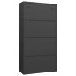 vidaXL Armadio con Ripiani Antracite 90x40x180 cm in Acciaio vidaXL Armadio con Ripiani Antracite 90x40x180 cm in Acciaio