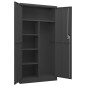 vidaXL Armadio con Ripiani Antracite 90x40x180 cm in Acciaio vidaXL Armadio con Ripiani Antracite 90x40x180 cm in Acciaio