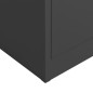 vidaXL Armadio con Ripiani Antracite 90x40x180 cm in Acciaio vidaXL Armadio con Ripiani Antracite 90x40x180 cm in Acciaio