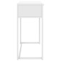 vidaXL Tavolo Consolle Bianco 72x35x75 cm in Acciaio vidaXL Tavolo Consolle Bianco 72x35x75 cm in Acciaio