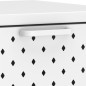 vidaXL Tavolo Consolle Bianco 72x35x75 cm in Acciaio vidaXL Tavolo Consolle Bianco 72x35x75 cm in Acciaio