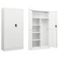 vidaXL Armadio con Ripiani Bianco 90x40x180 cm in Acciaio vidaXL Armadio con Ripiani Bianco 90x40x180 cm in Acciaio