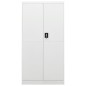 vidaXL Armadio con Ripiani Bianco 90x40x180 cm in Acciaio vidaXL Armadio con Ripiani Bianco 90x40x180 cm in Acciaio