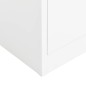 vidaXL Armadio con Ripiani Bianco 90x40x180 cm in Acciaio vidaXL Armadio con Ripiani Bianco 90x40x180 cm in Acciaio