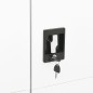 vidaXL Armadio con Ripiani Bianco 90x40x180 cm in Acciaio vidaXL Armadio con Ripiani Bianco 90x40x180 cm in Acciaio