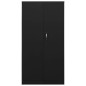 vidaXL Armadio con Ripiani Nero 90x40x180 cm in Acciaio vidaXL Armadio con Ripiani Nero 90x40x180 cm in Acciaio