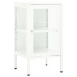 vidaXL Credenza 38x35x70 cm Metallo e Vetro vidaXL Credenza 38x35x70 cm Metallo e Vetro