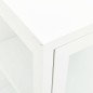 vidaXL Credenza 38x35x70 cm Metallo e Vetro vidaXL Credenza 38x35x70 cm Metallo e Vetro