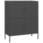 vidaXL Armadietto Antracite 80x35x101,5 cm in Acciaio vidaXL Armadietto Antracite 80x35x101,5 cm in Acciaio