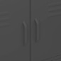 vidaXL Armadietto Antracite 80x35x101,5 cm in Acciaio vidaXL Armadietto Antracite 80x35x101,5 cm in Acciaio