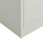 vidaXL Armadio con Ripiani Grigio Chiaro 90x40x180 cm in Acciaio vidaXL Armadio con Ripiani Grigio Chiaro 90x40x180 cm in Acciaio