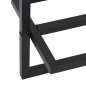 vidaXL Portasciugamani Nero 95x25x22 cm in Ferro vidaXL Portasciugamani Nero 95x25x22 cm in Ferro