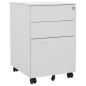 vidaXL Schedario Mobile Grigio Chiaro 39x45x60 cm in Acciaio vidaXL Schedario Mobile Grigio Chiaro 39x45x60 cm in Acciaio