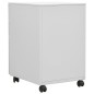 vidaXL Schedario Mobile Grigio Chiaro 39x45x60 cm in Acciaio vidaXL Schedario Mobile Grigio Chiaro 39x45x60 cm in Acciaio