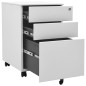 vidaXL Schedario Mobile Grigio Chiaro 39x45x60 cm in Acciaio vidaXL Schedario Mobile Grigio Chiaro 39x45x60 cm in Acciaio