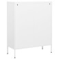 vidaXL Armadietto Bianco 80x35x101,5 cm in Acciaio