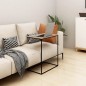 vidaXL Tavolino da Salotto Nero 55x35x66 cm in Legno Multistrato vidaXL Tavolino da Salotto Nero 55x35x66 cm in Legno Multistrato