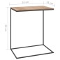 vidaXL Tavolino da Salotto Nero 55x35x66 cm in Legno Multistrato vidaXL Tavolino da Salotto Nero 55x35x66 cm in Legno Multistrato