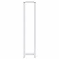vidaXL Portasciugamani Bianco 12,5x12,5x60 cm in Acciaio vidaXL Portasciugamani Bianco 12,5x12,5x60 cm in Acciaio