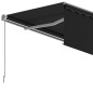 Tenda da Sole Retrattile Manuale con Parasole 3x2,5m Antracite Tenda da Sole Retrattile Manuale con Parasole 3x2,5m Antracite
