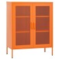 vidaXL Armadietto Arancione 80x35x101,5 cm in Acciaio vidaXL Armadietto Arancione 80x35x101,5 cm in Acciaio