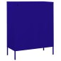 vidaXL Armadietto Blu Marino 80x35x101,5 cm in Acciaio