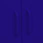 vidaXL Armadietto Blu Marino 80x35x101,5 cm in Acciaio