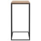 vidaXL Tavolino da Salotto Nero 40x30x59 cm in Legno Multistrato