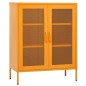 vidaXL Armadietto Giallo Senape 80x35x101,5 cm in Acciaio vidaXL Armadietto Giallo Senape 80x35x101,5 cm in Acciaio
