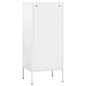 vidaXL Armadietto Bianco 42,5x35x101,5 cm in Acciaio vidaXL Armadietto Bianco 42,5x35x101,5 cm in Acciaio