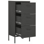 vidaXL Armadietto Antracite 42,5x35x101,5 cm in Acciaio vidaXL Armadietto Antracite 42,5x35x101,5 cm in Acciaio